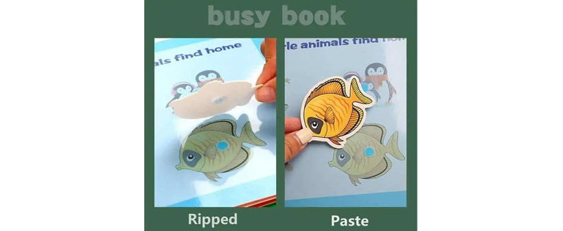 Tiha knjiga, QuietBook, živali, igrača - Kuponko.si