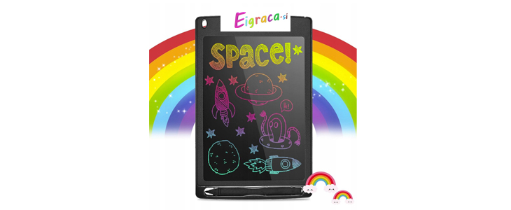 Tablica za risanje ECO LCD RAINBOW - Kuponko.si