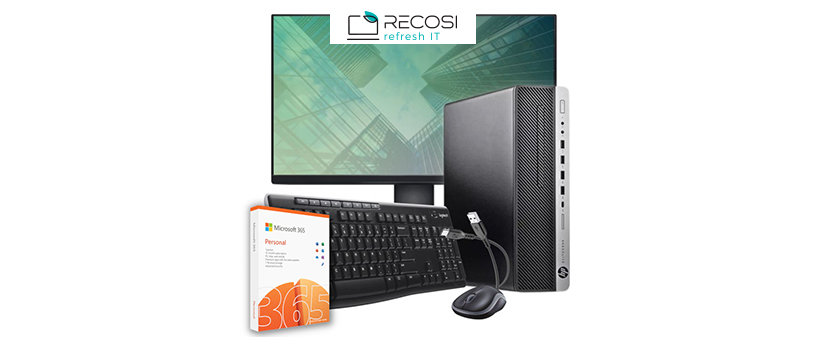 Računalniški komplet HP EliteDesk 800 G3 SFF - Kuponko.si