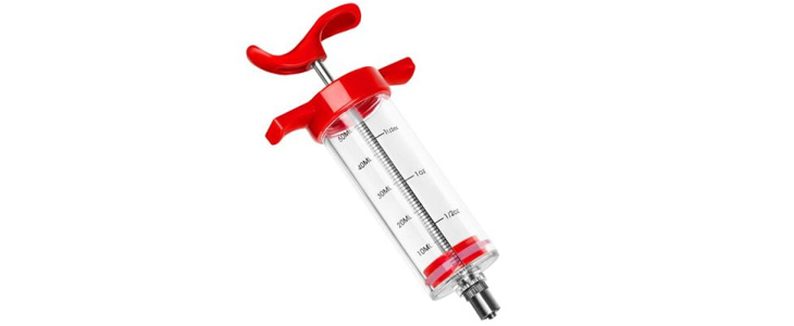 Injektor marinade za meso, brizga 50 ml in 3 igle - Kuponko.si