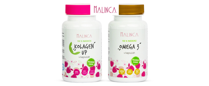 Malinca, kolagen up, omega 3, prehranska dopolnila - Kuponko.si