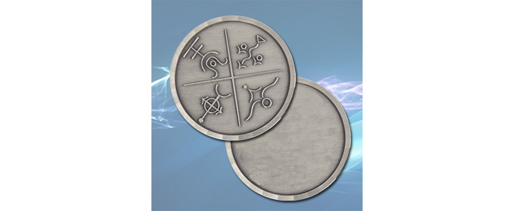 Elementarni kovanec ali amulet v darilni vrečki - Kuponko.si