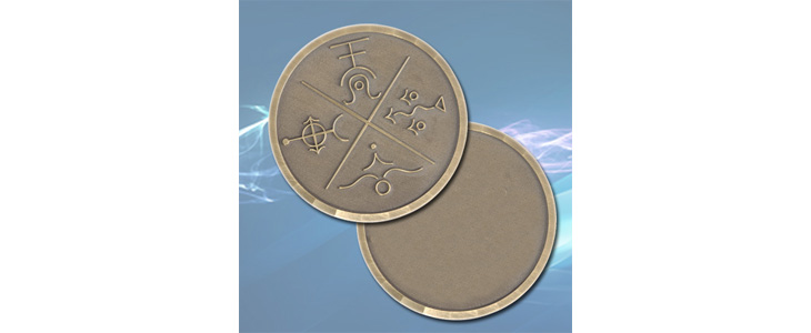 Elementarni kovanec ali amulet v darilni vrečki - Kuponko.si