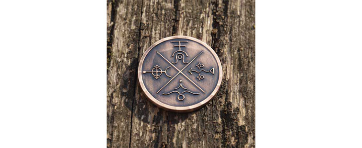 Elementarni kovanec ali amulet v darilni vrečki - Kuponko.si