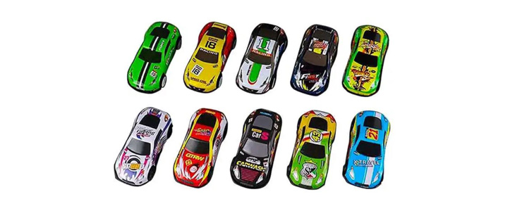 CatapultCars, otroški set 10 avtomobilčkov - Kuponko.si