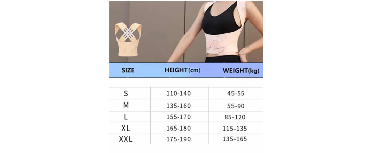 CorrectPosture, korektor drže, S-XXL - Kuponko.si