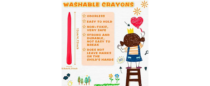 Crayons, kompaktne voščenke (24 kosov) - Kuponko.si
