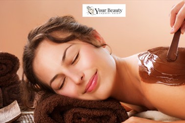Lepotni salon YourBeauty; čokoladno razvajanje telesa