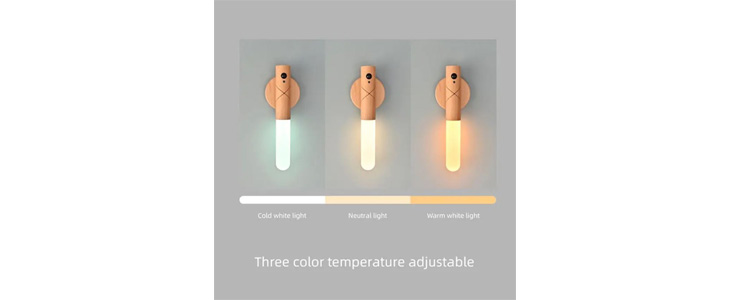 WallSensor, elegantna lesena svetilka - Kuponko.si