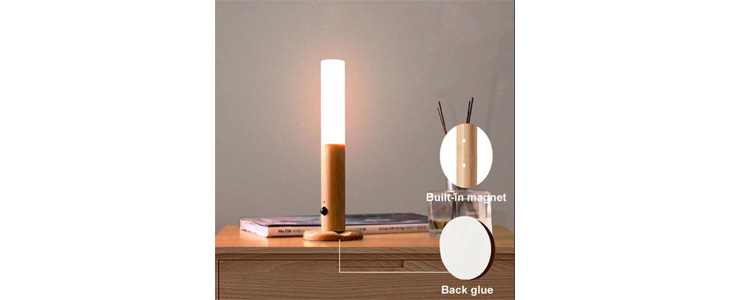 WallSensor, elegantna lesena svetilka - Kuponko.si