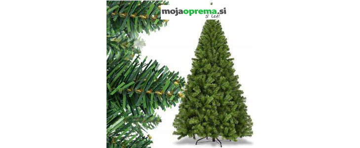 Umetno božično drevo jelka 220 cm - Kuponko.si