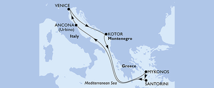 Križarjenje z MSC Lirica Italija-Črna Gora-Grčija - Kuponko.si