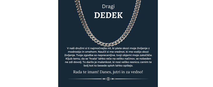 Abundo - Masivna ogrlica, darilo za valentinovo - Kuponko.si