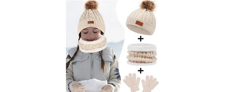 KnittSet, topel zimski otroški komplet - Kuponko.si