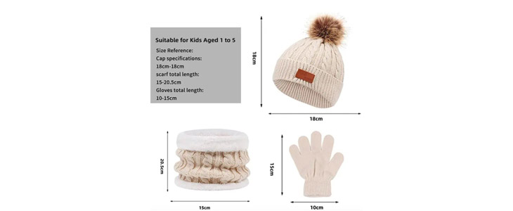 KnittSet, topel zimski otroški komplet - Kuponko.si