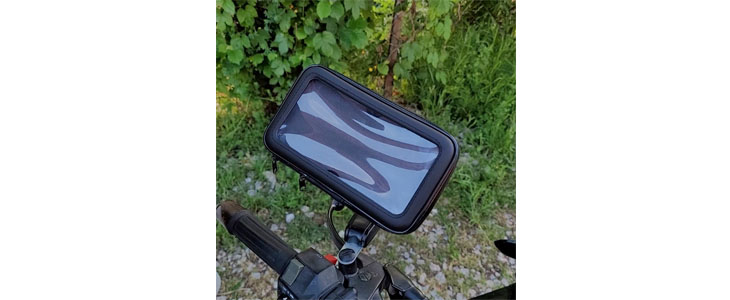 Strailer - nastavljiva motoristična torbica za telefon - Kuponko.si