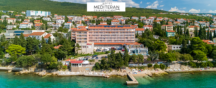 Hotel Mediteran 3*, Cirkvenica: oodih za 2, polpenzion - Kuponko.si