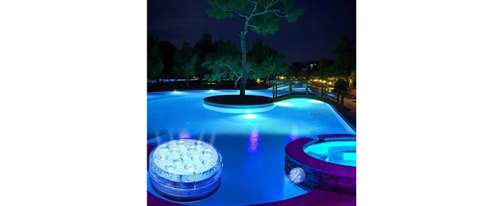 Glow waterlights LED lučke z daljinskim upravljanjem - Kuponko.si