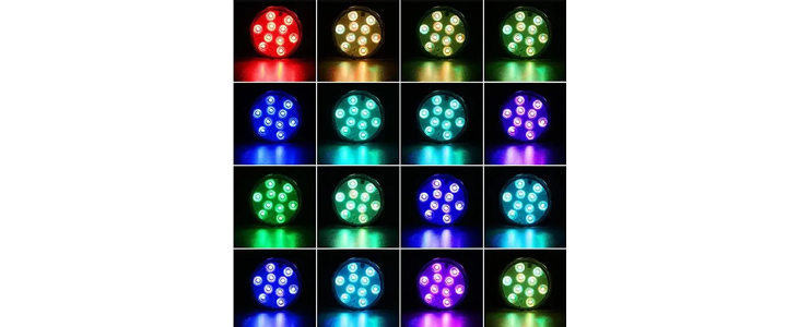 Glow waterlights LED lučke z daljinskim upravljanjem - Kuponko.si