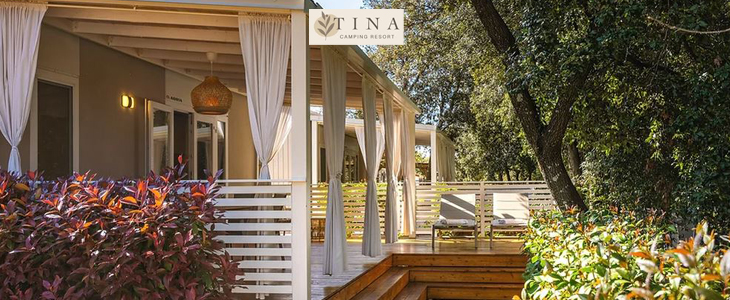 Camping Tina 4*, Vrsar: Premium mobilne hiške - Kuponko.si