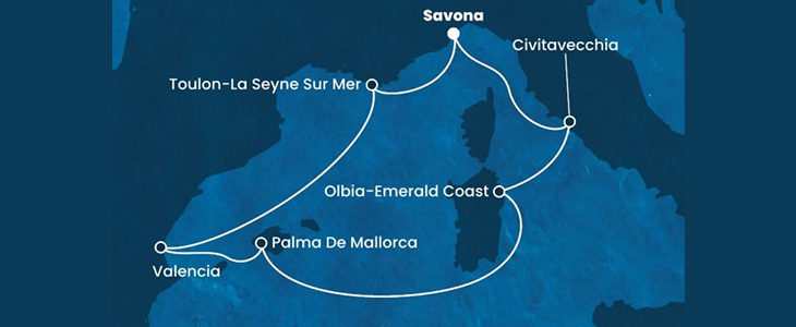 Križarjenje s Costa Pacifica Italija-Francija-Španija - Kuponko.si