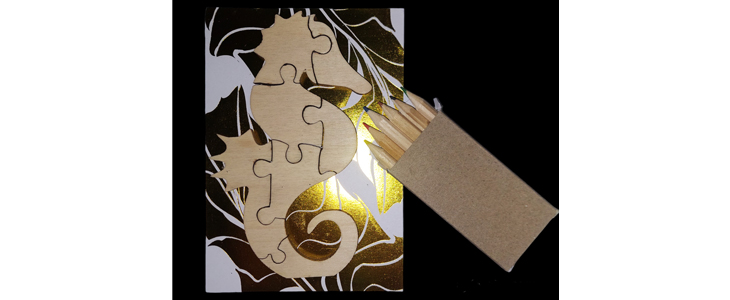 Lesene puzzle in barvice, različni motivi - Kuponko.si