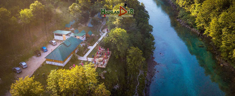 Kamp Highlinder, Foča: 2x nočitev, rafting - Kuponko.si