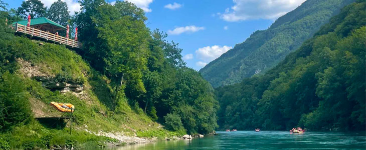 Kamp Highlinder, Foča: 2x nočitev, rafting - Kuponko.si