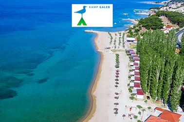 Kamp Galeb***, Omiš, Hrvaška, poletje