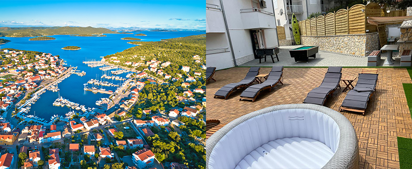 Apartmaji SABB, otok Murter, Jezera - Kuponko.si