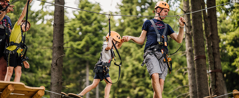 Adrenalinski park Kope: vstopnica z malico - Kuponko.si