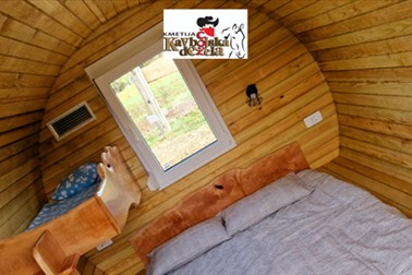 Glamping oddih v glamping kočiji, Kavbojska dežela