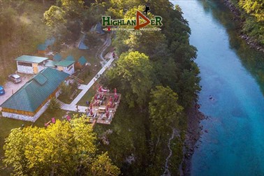 Kamp Highlinder, Foča: 2x nočitev, rafting