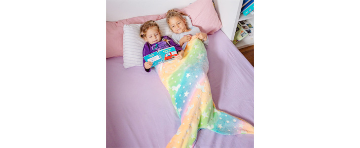 MermaidBlanket, odeja v obliki repa morske deklice - Kuponko.si