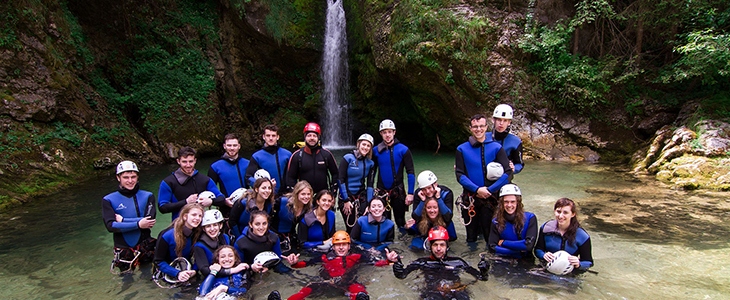 Canyoning avantura po soseski Jerečica ali Grmečica - Kuponko.si