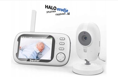 Baby monitor z video kamero in 3,2” LCD zaslonom