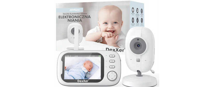 Baby monitor z video kamero in 3,2” LCD zaslonom - Kuponko.si