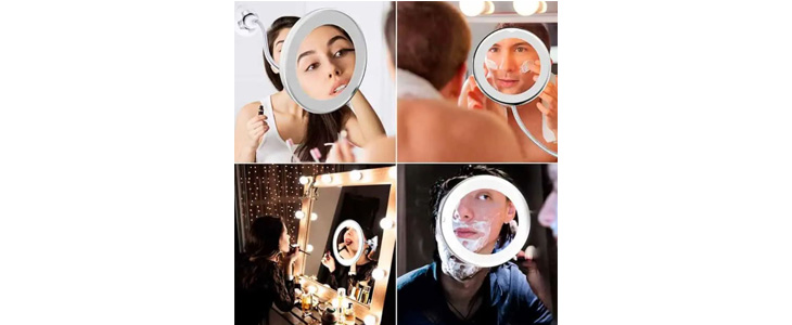 BeautyMirror, ogledalo s povečavo in močno LED lučko - Kuponko.si