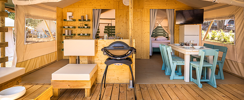 Kamp Amarin 4* v Rovinju, glamping šotori - Kuponko.si