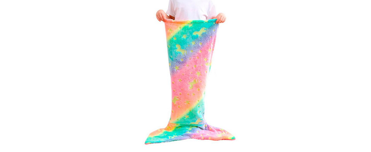 MermaidBlanket, odeja v obliki repa morske deklice - Kuponko.si