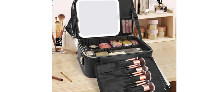 MakeupCase kovček za ličila z ogledalom in lučko! - Kuponko.si