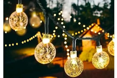 50 retro LED lučk BulbLights, s sončno energijo