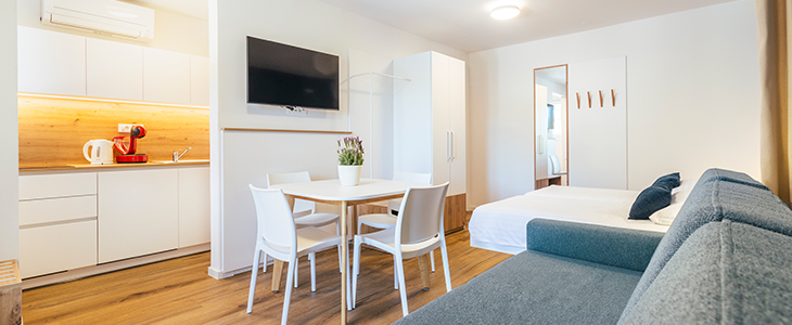 Apartmaji Salinera 3* Premium: oddih s polpenzionom - Kuponko.si