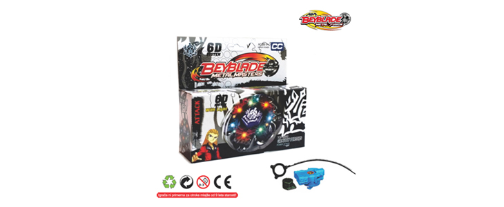 Vrtavka Beyblade metal Fusion 6D - Kuponko.si