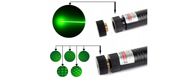 Močan akumulatorski zeleni laserski kazalnik 4800mAh - Kuponko.si