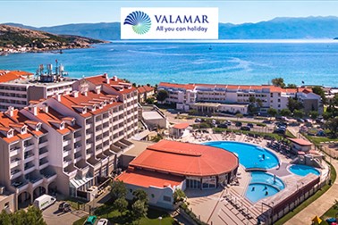 Valamar Sunny Baška hotel***, otrok Krk