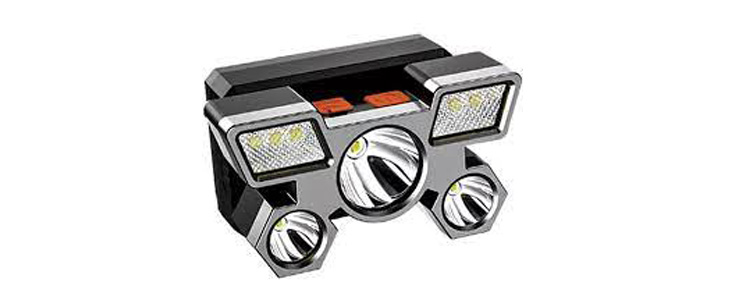 TL-511 naglavna svetilka 9 XPE LED 800lm 1200mAh - Kuponko.si