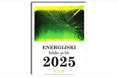 Energijski koledar 2025, 13-listni, stenski, A3