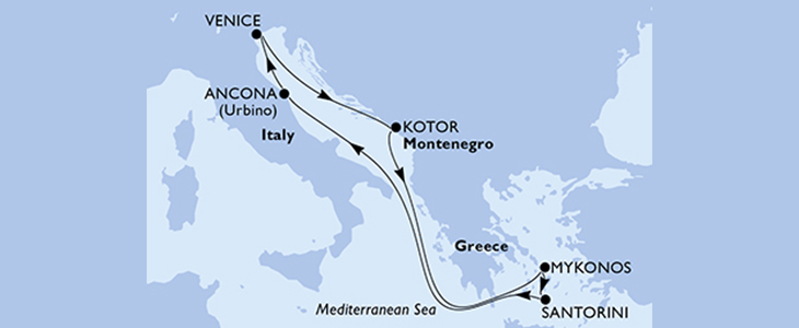 Križarjenje z MSC Lirica Italija-Črna gora-Grčija - Kuponko.si