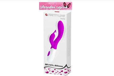 Rabbit vibrator Pretty Love - dvojni vibrator